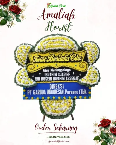 Papan Bunga Duka di Sitimulyo