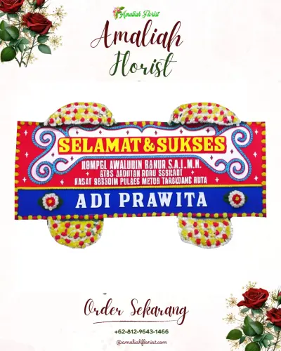 Karangan Bunga Ucapan Selamat di Sitimulyo