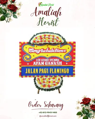 Bunga Papan Congratulation di Sitimulyo